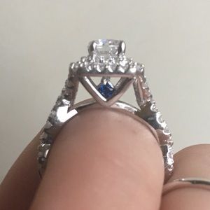 Sterling silver AA CZ ring